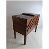 Image 4 : Vintage Wooden Sewing Kit Stand - 20x10x17" Closed, Pickup Preferred