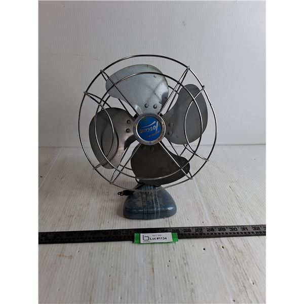 Vintage Torcan Electric Fan - Powers On - 14  High