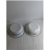 Image 2 : (2) Enameled Basins- 13.5" Diameter Each
