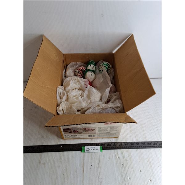 Vintage Individually Wrapped Christmas Tree Ornaments - Approx 20