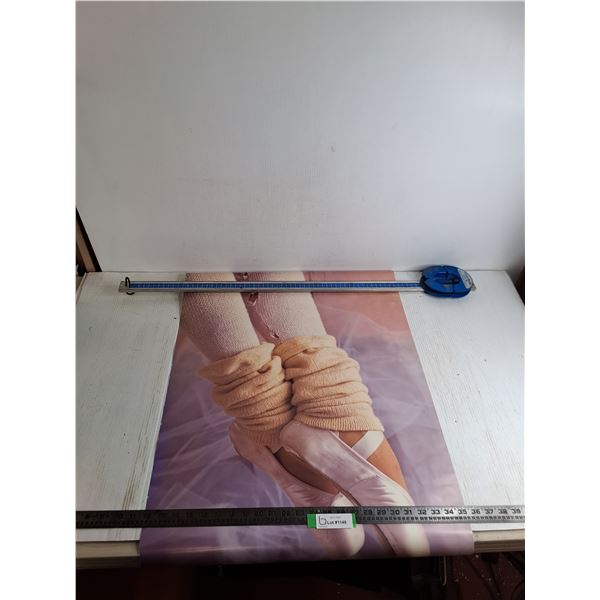 Ballerina Poster - 35  x 24 , Good Year  Insta-Find  Measuring Gauge - 38  Length - Cannot Ship