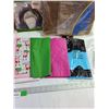 Image 4 : Wood Pile Tarp, Craft Felt, Plastic Letters, Tissue Paper, Tech Cables,