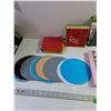 Image 5 : Wood Pile Tarp, Craft Felt, Plastic Letters, Tissue Paper, Tech Cables,