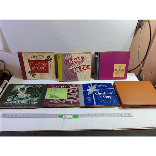 (7) Assorted Vintage Record Albums