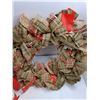 Image 3 : Christmas Decorations - (3) Wreaths & (1) Candy Cane