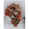 Image 4 : Christmas Decorations - (3) Wreaths & (1) Candy Cane