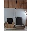 Image 1 : Manfrotto Collapsible Monopod (64") - (3) Plastic Bins, (1) Hanging Bin - (2) Black Foam Mats - As I