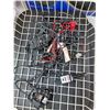 Image 2 : Gel Seat Cushion - (3) Foam Mats - Various Electric Cords - Assorted Plastic Bags - As Is