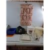 Image 1 : (2) Plastic Buckets - Usask Bag - Stoneware Platter - As Is, Pickup Only