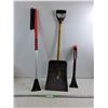 Image 1 : (2) Snow Brushes w/ Scrapers & (1) Small Snow Shovel - As Is, Pickup Only