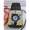 Image 2 : 120V Air Compressor (Powers On) - Hand Broom - Shoe Tray - Waste Basket - As Is