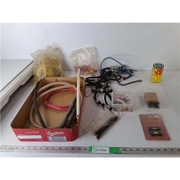 Wire Connectors, Stick on Levels, Bungee Cords, Misc.