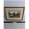 Image 1 : Cabin in the Woods Framed Print 14.25" x 11.25"
