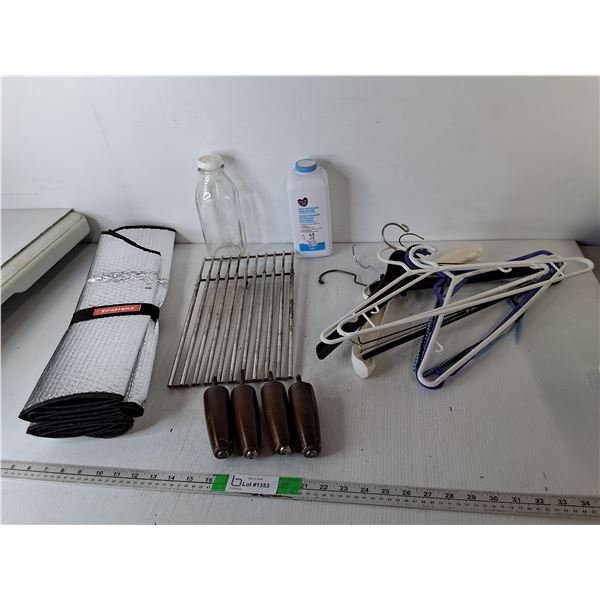 Adult Clothes Hangers, Baby Powder, Vehicle Sunshade, Misc.