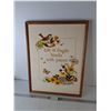 Image 1 : Embroidered Life is Fragile: Handle with Prayer Wall Art 25.5" x 19.75"