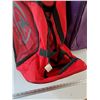 Image 2 : (1) Red Underarmor Duffel Bag, (1) Purple Skyway Suitcase