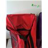Image 4 : (1) Red Underarmor Duffel Bag, (1) Purple Skyway Suitcase