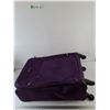 Image 6 : (1) Red Underarmor Duffel Bag, (1) Purple Skyway Suitcase