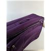Image 9 : (1) Red Underarmor Duffel Bag, (1) Purple Skyway Suitcase