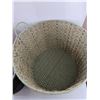 Image 3 : (3) Wicker Baskets, (1) Purse, Pickup Only