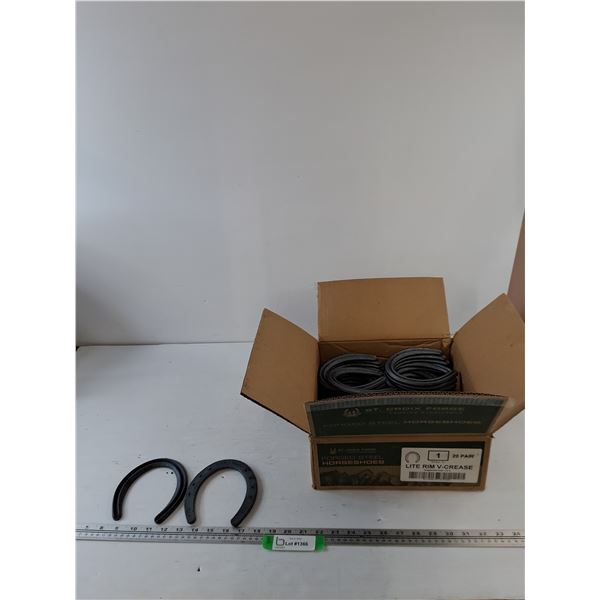 (20+) St. Croix Forge Forged Steel Horseshoes In Box