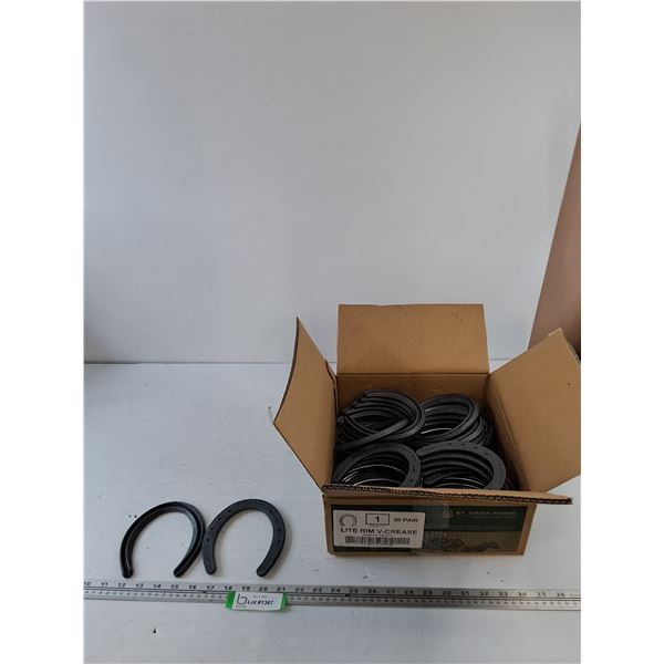 (20+) St. Croix Forge Forged Steel Horseshoes In Box