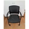 Image 1 : *Black Chair With Wheels No Shipping