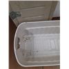Image 2 : **Rubbermaid Outdoor Container Bin, 21" x 42" x 16" As-Is No Shipping