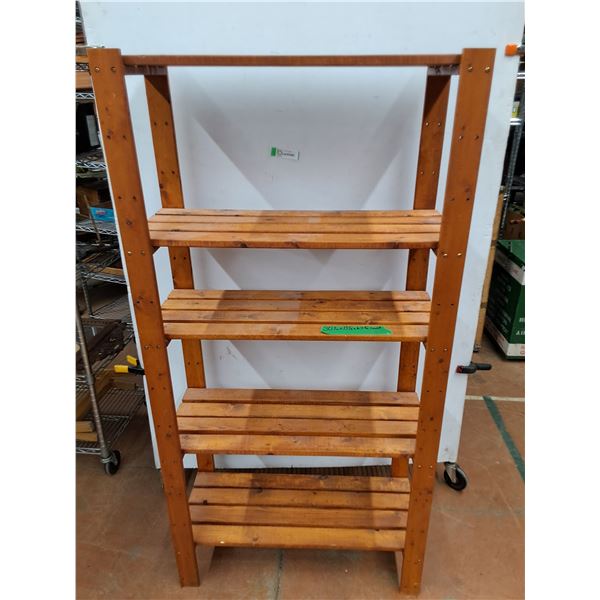 *Wooden Shelf 30 1/2  x 13 1/2  63 1/2  No Shipping