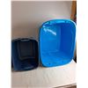 Image 2 : (2) Storage Bins - Largest 15x13x23", Coleman Insulated Drink Dispenser, Pickup Only
