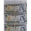 Image 2 : (13) Canadian $1 Bills from 1973