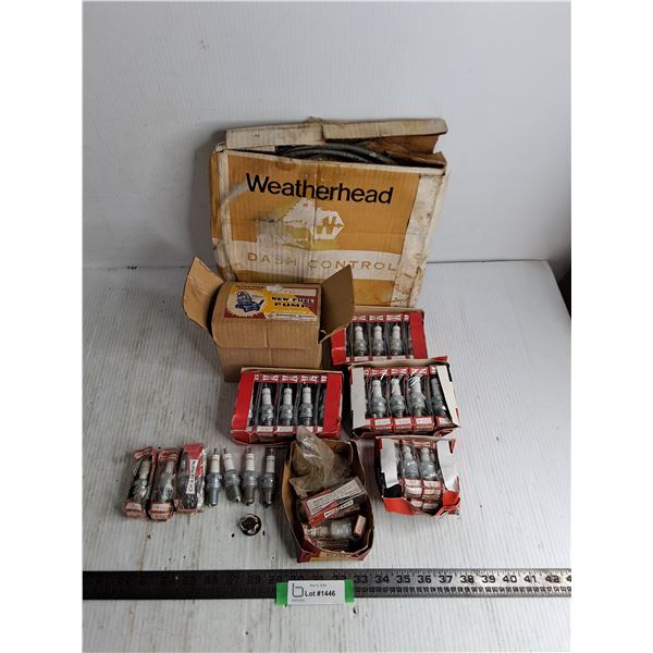 Champion Spark Plugs - Mostly N88, Fuel Pump, Linkage Line