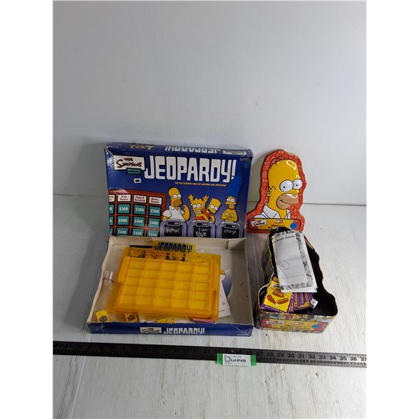 (2) Simpsons Trivia Board Games