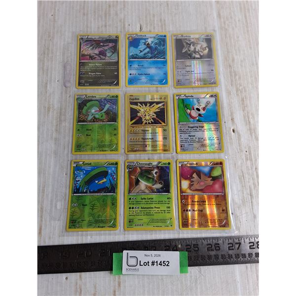 (9) Pokemon Cards (Some Holos) - Cannot Authenticate