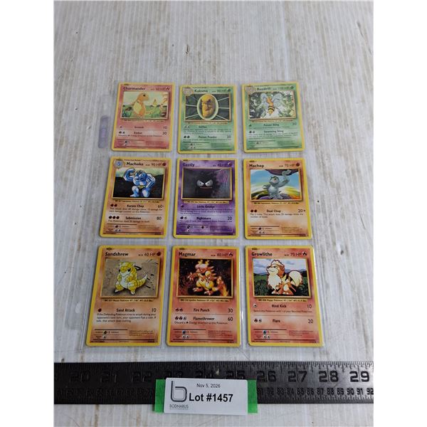 (9) Pokemon Cards (Some Holos) - Cannot Authenticate