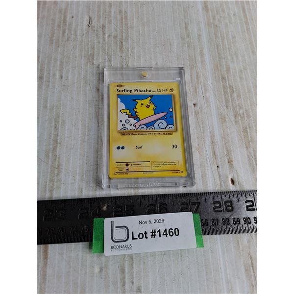  Surfing Pikachu  Protected Pokemon Card - Cannot Authenticate