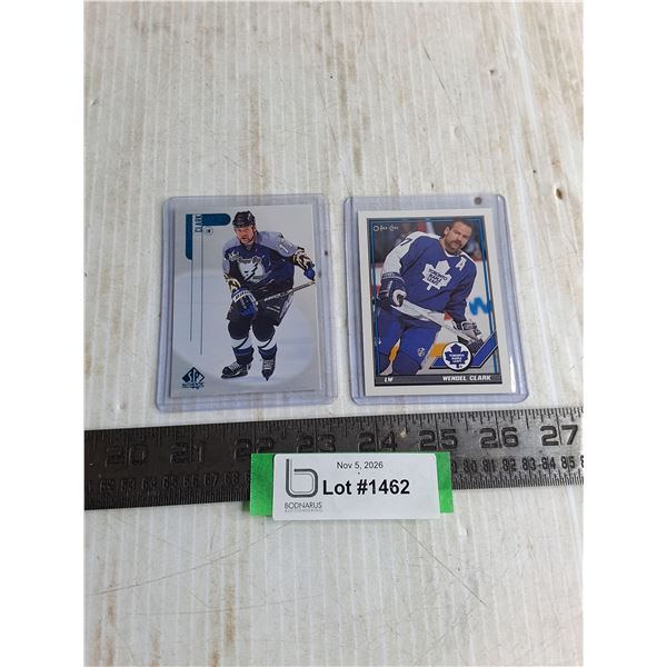 OPC & Upper Deck  Wendel Clark  Protected NHL Cards - Cannot Authenticate