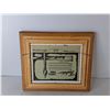 Image 2 : Framed Nettie Harder Deer Painting 14.5" x 12.5"
