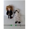 Image 1 : (2) Porcelain Dolls up to 16.5"- One Irish, One Musical