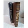 Image 3 : (4) Vintage Franklin Library Hardcover Novels-St.Augustine,Robinson Crusoe,John Donne Poems,Great Ex