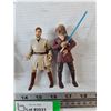 Image 3 : (4) Star Wars Figures, Female Imperial Officer, Chancellor Palpatine, Obi-Wan Kenobi, Plo Koon
