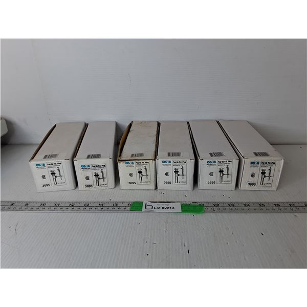 (6) Pop-up P.O. Plugs