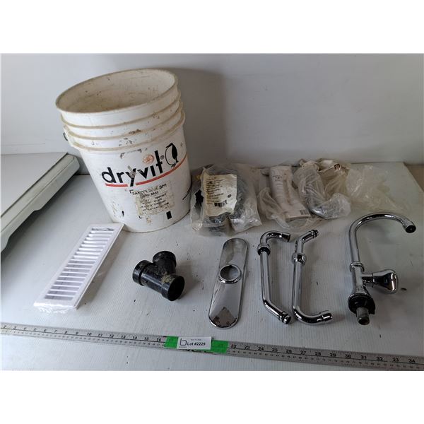 5 Gallon Pail, Register Cover, Kitchen Tap, Misc. Can't Ship