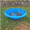 Image 1 : Plastic Trough with Aluminum Wire, 80"dia x 24"deep, Located offsite by Tessier, SK
