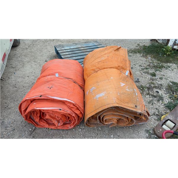 Two Insulated Tarps, 12 × 20 Feet