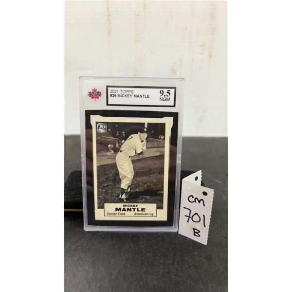 Graded 2021 Topps Mickey Mantle Baseball Card