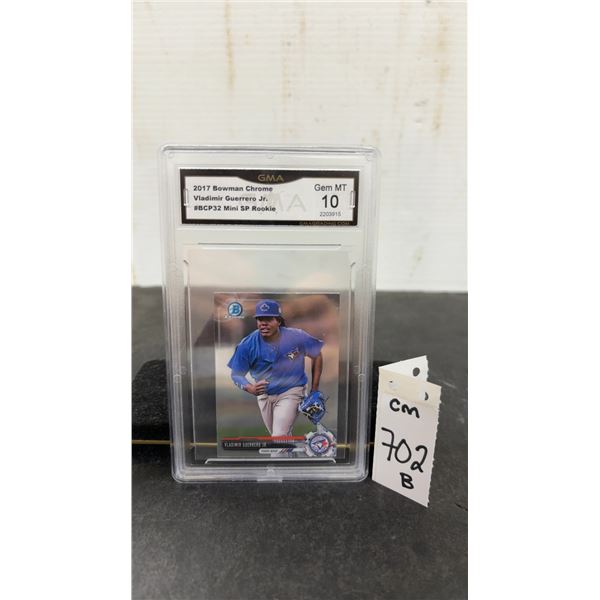 Graded 2017 Vladimir Guerrero Jr. Rookie Card