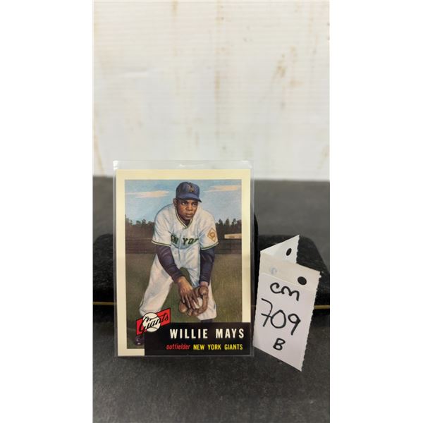 Willie Mays New York Giants Baseball Card