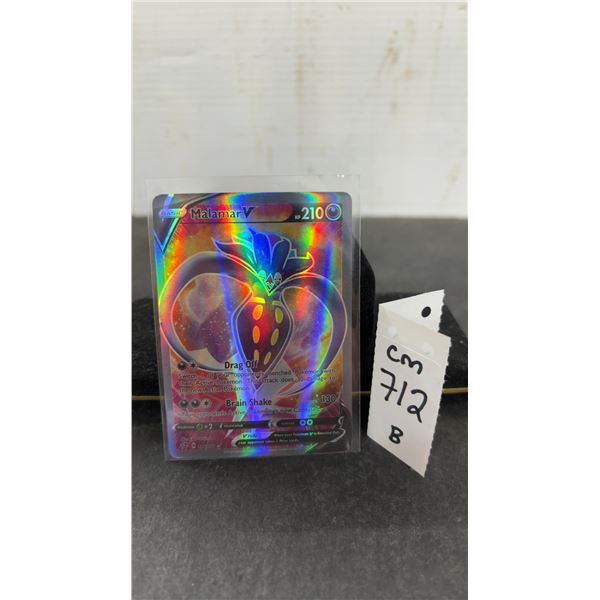 Pokémon Malamar V Full Art Holo Trading Card