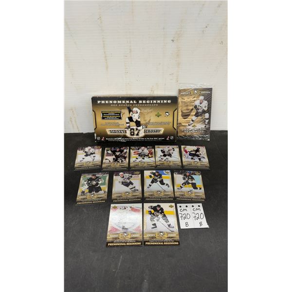 2005-06 Sidney Crosby Upper Deck Phenomenal Beginning Hockey Card Collection (Incomplete)